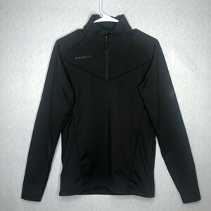 Mammut Men’s Snow ML Half Zip Fleece Jacket S Stretch Pullover Outdoor Active